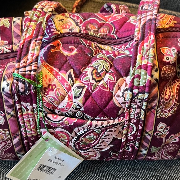 Vera Bradley Women's Burgundy  Travel Bag - Picture 5 of 13